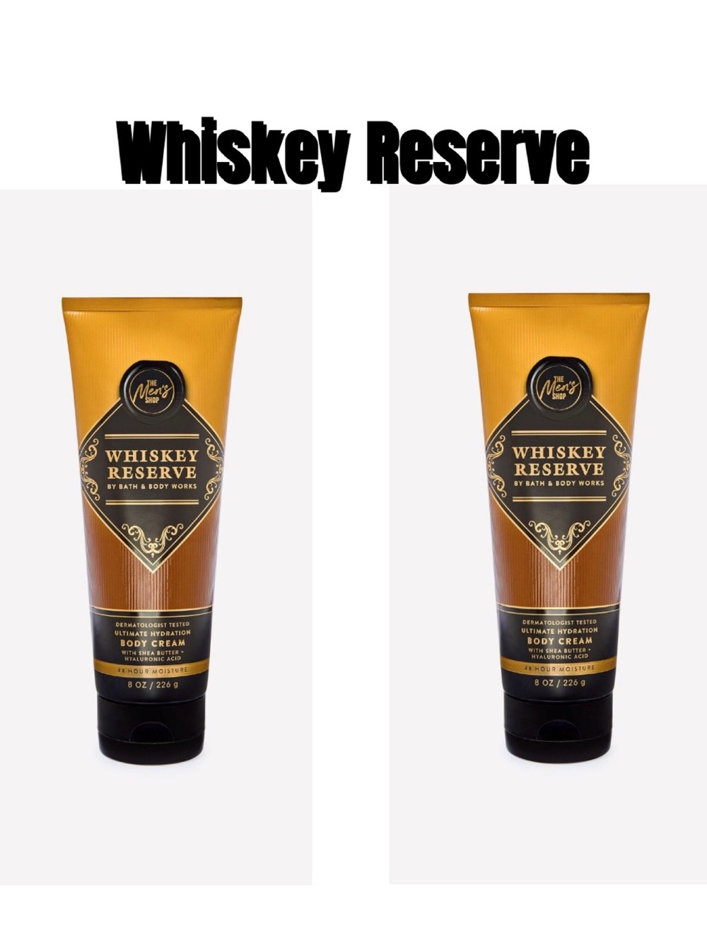 Bath & Body Works Men's Whiskey Reserve Body Cream 8oz